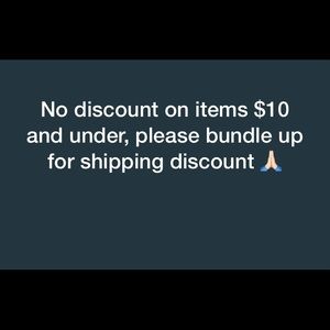 There’s no discount on items $10 and under